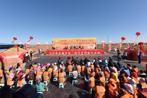 乌兰察布市四子王旗农民丰收节庆祝活动在大黑河乡国家马铃薯良种繁育基地拉开帷幕