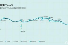 蔚来打通内蒙古G6/G7/G65高速超充网络，全长1170.3公里共设18座蔚来超充站