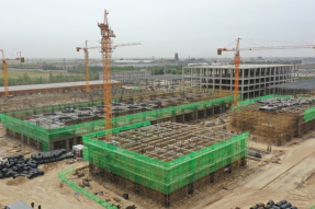 巴彦淖尔：东立光伏年产4.8万吨多晶硅项目建设如火如荼